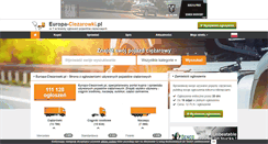 Desktop Screenshot of europa-ciezarowki.pl
